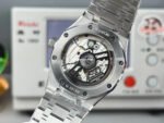 ZF Factory Audemars Piguet Royal Oak Jumbo 16202BC.OO.1240BC.02 Extra Thin 39mm White Gold Grainy Effect Blue Dial - Image 8