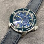 ZF Factory Blancpain Fifty Fathoms 5015d-1140-52b 45mm Steel Textile Strap Arabic Numerals Blue Dial - Image 3