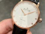 ZF Factory Blancpain Villeret 6033-3642-55 40mm Gold Leather Strap White Dial - Image 3