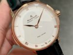 ZF Factory Blancpain Villeret 6033-3642-55 40mm Gold Leather Strap White Dial - Image 2