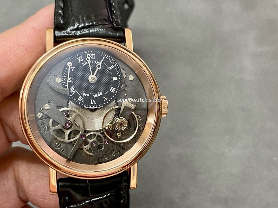 ZF-Factory-Breguet-Tradition-7057br-g9-9w6-40mm-Rose-Gold-Leather-Strap-Roman-Numerals-Black-Dial-8.jpg ZF Factory Breguet Tradition 7057br-g9-9w6 40mm Rose Gold Leather Strap Roman Numerals Black Dial - Image 1