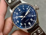 ZF Factory IWC Big Pilot IW501002 46mm Steel Leather Strap Blue Arabic Number Dial - Image 2