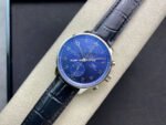 ZF Factory IWC Portuguese Chronograph IW371491 41mm Steel Leather Strap Arabic Numerals Blue Dial - Image 4