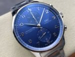 ZF Factory IWC Portuguese Chronograph IW371606 41mm Steel Blue Dial - Image 2