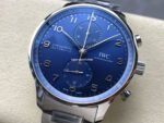 ZF Factory IWC Portuguese Chronograph IW371606 41mm Steel Blue Dial - Image 3