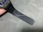 ZF Factory Richard Mille RM 055 42.7mm Carbon Fiber Black Rubber Strap Skeletonized Black Dial - Image 9