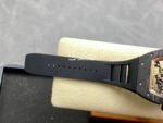 ZF Factory Richard Mille RM 055 42.7mm Carbon Fiber Black Rubber Strap Skeletonized Rose Gold Dial - Image 8