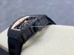 ZF Factory Richard Mille RM 055 42.7mm Carbon Fiber Black Rubber Strap Skeletonized Rose Gold Dial - Image 5