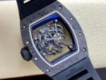 ZF Factory Richard Mille RM 055 42.7mm Carbon Fiber Black Rubber Strap Skeletonized Rose Gold Dial - Image 6