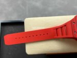 RM Factory Richard Mille RM 12-01 39mm Carbon Fiber Red Rubber Strap Skeletonized Black Dial - Image 9