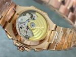 3K Factory Patek Philippe Nautilus 40.5mm 5980-1R-001 Full Rose Gold Black Dial - Image 8