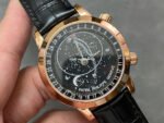 PP Factory Patek Philippe Celestial Moon 44mm 6102R-001 Rose Gold Leather Black Dial - Image 2